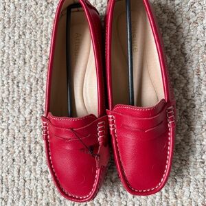 Women's Classic Red Loafers